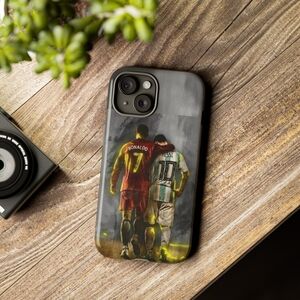 Rolando and Messi phone case